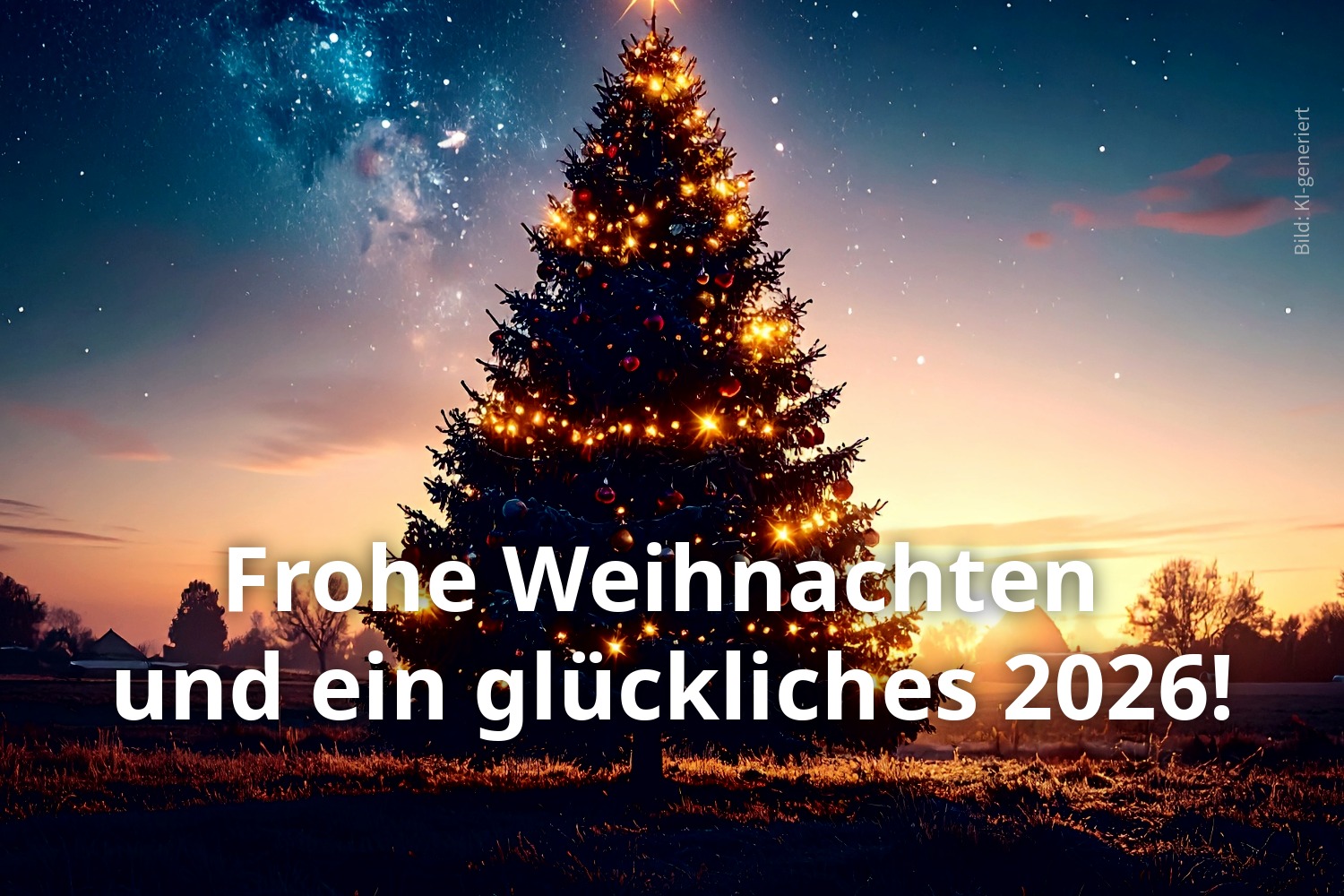 Wir wünschen besinnliche Festtage!