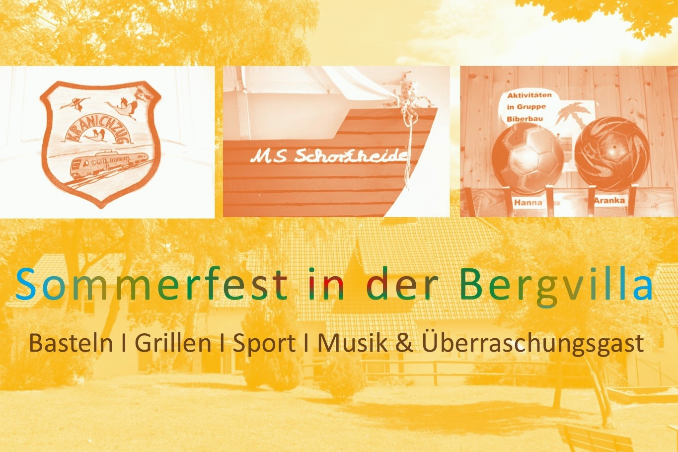 Sommerfest der Wohngruppen