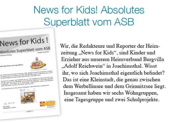 Die Heimzeitung der Bergvilla - von Kids für Kids