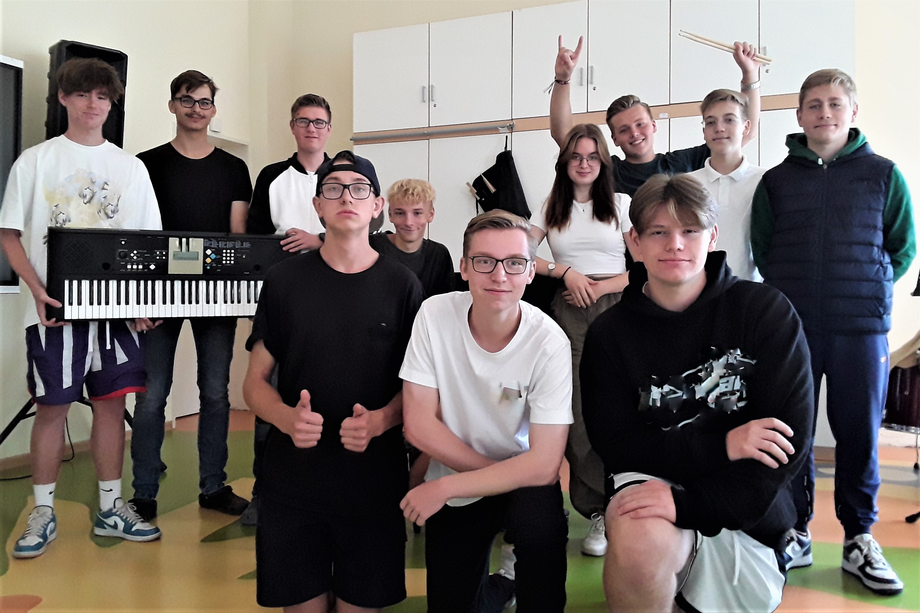 Studioaufnahmen unserer Band The Keymasters für den Wilhelm-Kempff-Musikwettbewerb 